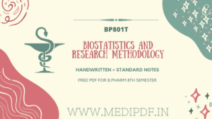 Biostatistics and Research Methodology Notes PDF Free - MediPdf